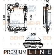 Слика 1 на Преливен сад за разладна течност HELLA BEHR  SERVICE  PREMIUM LINE 8MA 376 705-291