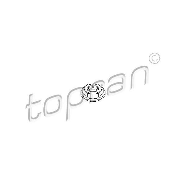 Слика на прстен чашка за амортизер TOPRAN 103 040 за Seat Toledo (1L) 1.9 D - 64 коњи дизел