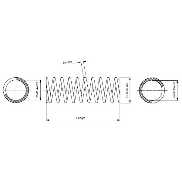 Слика на Пружина на амортизер MONROE OESpectrum SPRINGS SP1252