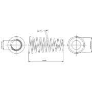 Слика 1 $на Пружина MONROE OESpectrum SPRINGS SP0115