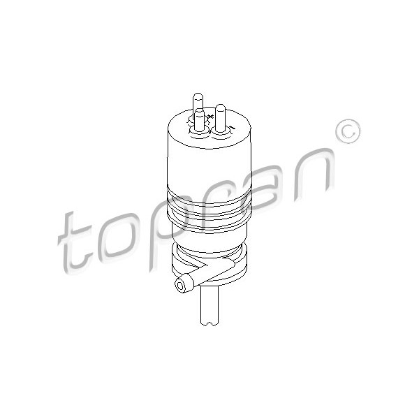 Слика на Пумпа за бришачи TOPRAN 400 117 за Mercedes 190 (w201) 2.0 (201.022) - 90 коњи бензин