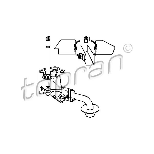 Слика на пумпа за масло TOPRAN 100 310 за VW Polo 3 Classic (6kv2) 110 1.9 TDI - 110 коњи дизел