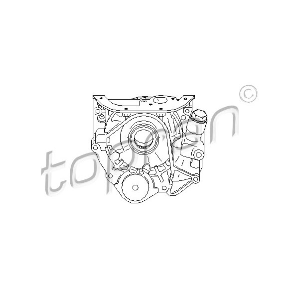 Слика на пумпа за масло TOPRAN 112 350 за VW Transporter T4 Platform 2.4 D - 75 коњи дизел