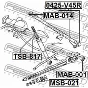 Слика 2 на Раме FEBEST 0425-V45R