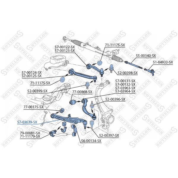 Слика на Раме STELLOX 57-03639-SX