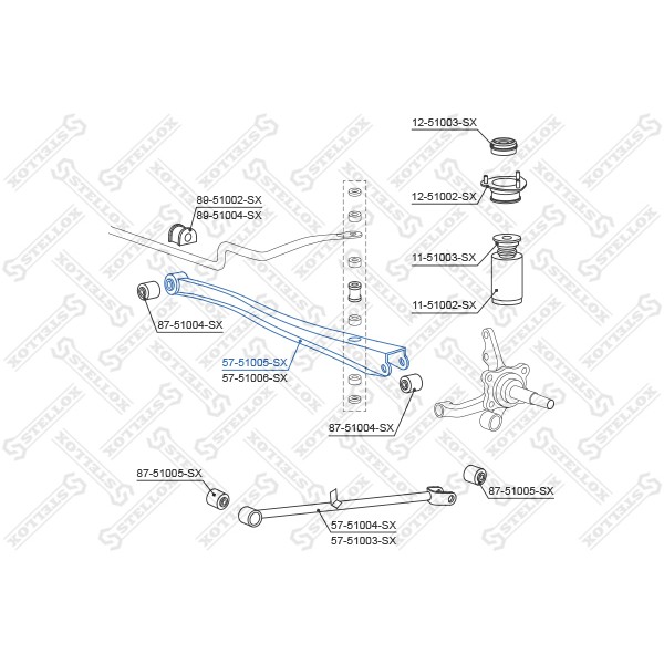 Слика на Раме STELLOX 57-51005-SX