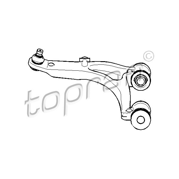 Слика на Раме TOPRAN 207 783 за Renault Master Bus (T) 2.1 D - 60 коњи дизел