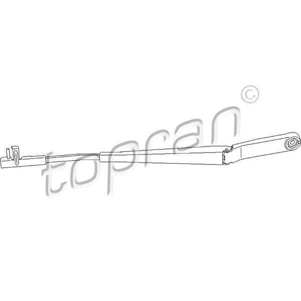 Слика на Рамо за брисачи TOPRAN 113 484 за Skoda Laura (1Z3) 2.0 FSI - 150 коњи бензин