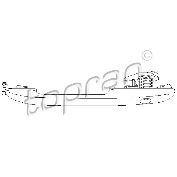 Слика на Рачка за врата TOPRAN 109 911 за Mercedes Sprinter 2-t Box (901,902) 211 CDI - 109 коњи дизел