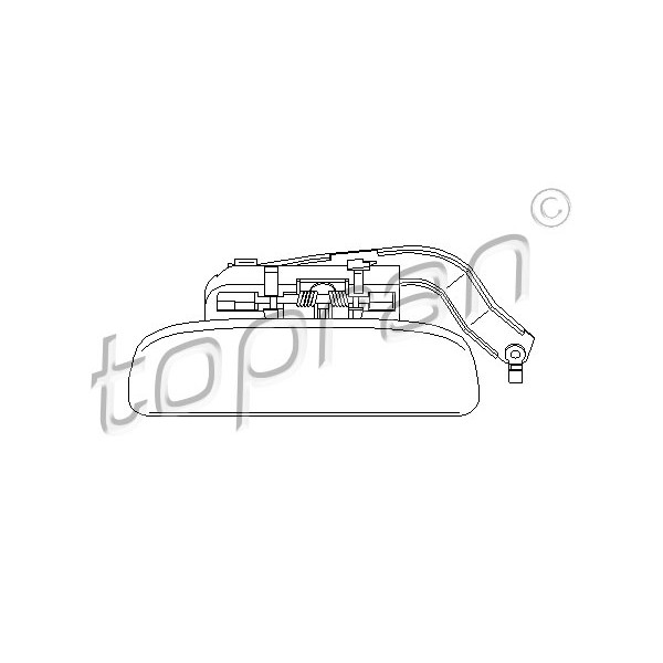 Слика на Рачка за врата TOPRAN 721 721 за Peugeot 106 (1) 1.0 i - 50 коњи бензин