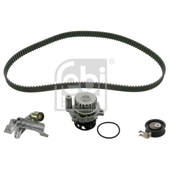 Слика на ребрест ремен сет со водна пумпа FEBI BILSTEIN 45128 за VW Jetta 4 (1J2) 1.8 T - 180 коњи бензин