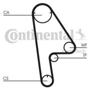 Слика 2 $на Ребрест ремен CONTINENTAL CT1001