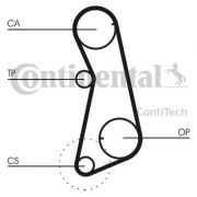 Слика 2 на Ребрест ремен CONTINENTAL CT637