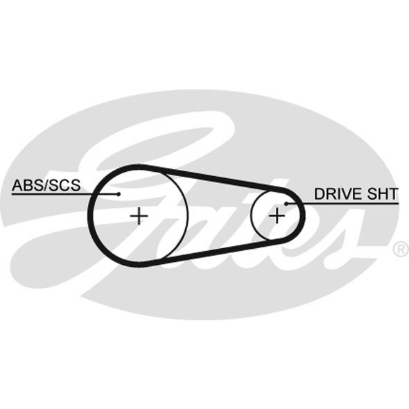 Слика на Ребрест ремен GATES PowerGrip® 5204XS за Ford Orion 3 (GAL) 1.4 - 73 коњи бензин