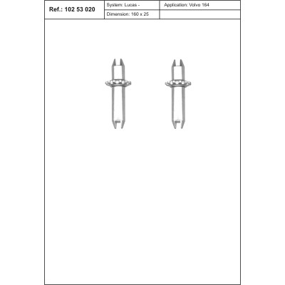 Слика на регулатор, добош сопирачки KAWE 102 53 020 за Volvo 240 Estate (P245) 2.0 - 103 коњи бензин