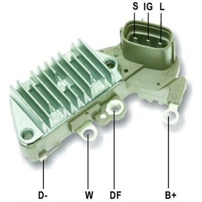 Слика на Регулатор на алтернатор MAGNETI MARELLI 940016085400 за Toyota Supra (JZA70,JZA80) 3.0 i Bi-Turbo - 330 коњи бензин