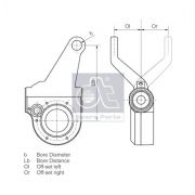 Слика 2 на регулатор на щанги DT Spare Parts 1.18634