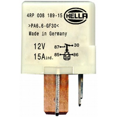 Слика на релеј, пумпа за гориво HELLA 4RP 008 189-151 за VW Jetta 4 Estate (1J6) 1.6 16V - 105 коњи бензин