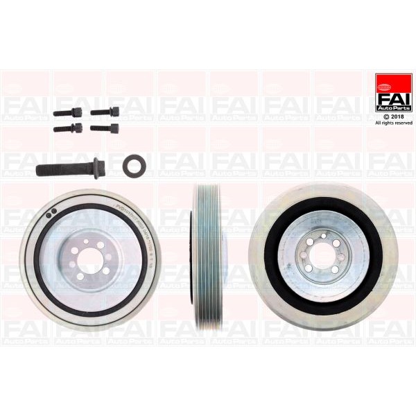 Слика на ременица, радалица FAI AutoParts FVD1017K за Opel Astra H GTC 1.9 CDTi 16V - 120 коњи дизел