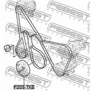 Слика 2 на ременица, радалица FEBEST FDDS-TKE