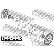 Слика 2 на ременица, радалица FEBEST KDS-CER