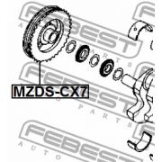 Слика 2 на ременица, радалица FEBEST MZDS-CX7