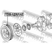 Слика 2 на ременица, радалица FEBEST TDS-1ZRFAE