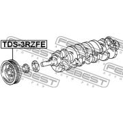 Слика 2 на ременица, радалица FEBEST TDS-3RZFE