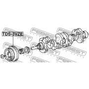 Слика 2 на ременица, радалица FEBEST TDS-3VZE