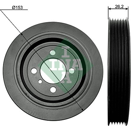 Слика на ременица, радалица INA 544 0093 10 за Hyundai Excel 2 (LC) 1.5 CRDi - 82 коњи дизел