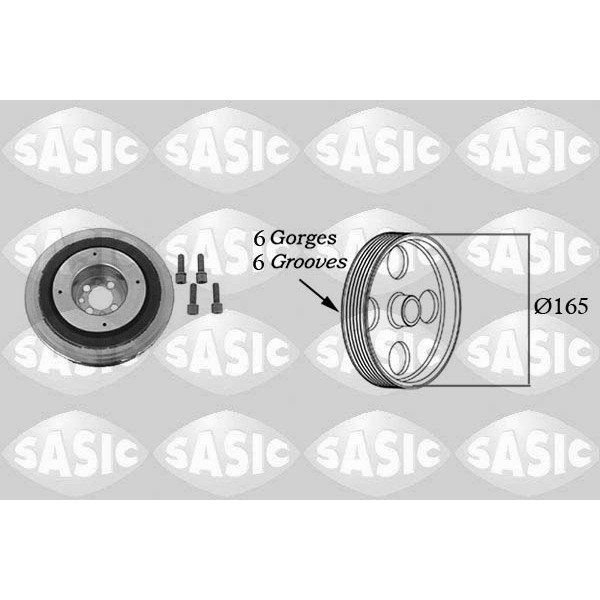 Слика на ременица, радалица SASIC 9001813 за Opel Astra H Estate 1.9 CDTI - 150 коњи дизел