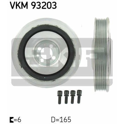 Слика на ременица, радалица SKF VKM 93203 за Fiat Multipla 186 1.9 JTD 105 (186AXB1A) - 105 коњи дизел