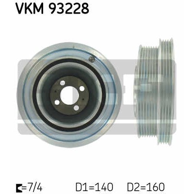 Слика на ременица, радалица SKF VKM 93228 за камион Iveco Daily 2006 Platform 35C13, 35C13 /P, 35S13 D, 35S13, 35S13 /P - 126 коњи дизел