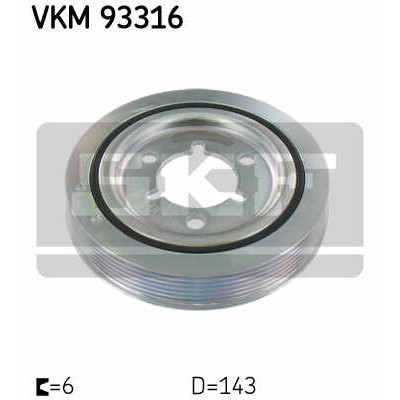 Слика на ременица, радалица SKF VKM 93316 за Peugeot 1007 1.6 16V - 109 коњи бензин