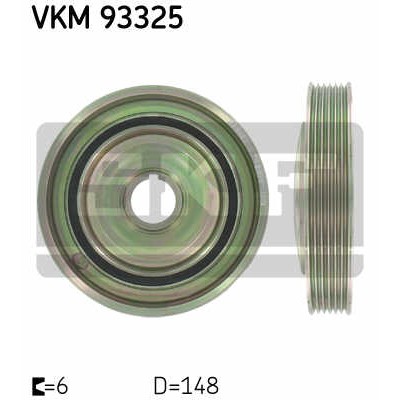 Слика на ременица, радалица SKF VKM 93325 за Citroen C4 Coupe LA 2.0 VTR - 140 коњи бензин