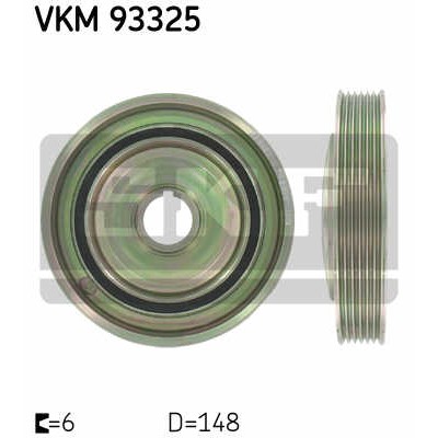 Слика на ременица, радалица SKF VKM 93325 за Citroen C8 EA,EB 2.2 - 158 коњи бензин