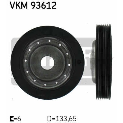 Слика на ременица, радалица SKF VKM 93612 за Renault Laguna (B56,556) 1.6 16V (B568, B561) - 107 коњи бензин