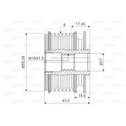 Слика 2 на ременица на алтернатор VALEO New Part 588004