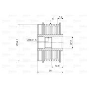 Слика 2 $на Ременица на алтернатор VALEO New Part 588006