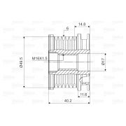 Слика 2 $на Ременица на алтернатор VALEO New Part 588016