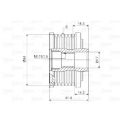 Слика 2 $на Ременица на алтернатор VALEO New Part 588045