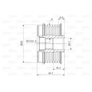 Слика 2 на ременица на алтернатор VALEO New Part 588058