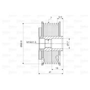 Слика 2 $на Ременица на алтернатор VALEO New Part 588075