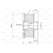 Слика 2 $на Ременица на алтернатор VALEO New Part 588076