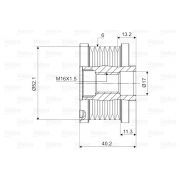 Слика 2 $на Ременица на алтернатор VALEO New Part 588092