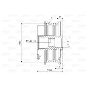 Слика 2 $на Ременица на алтернатор VALEO New Part 588097