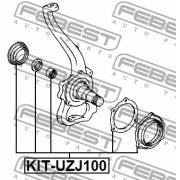 Слика 2 $на Ремонтен комплект, шенкел FEBEST KIT-UZJ100