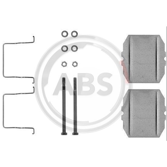 Слика на ремонтен комплет, дискови плочки A.B.S. 1053Q за Citroen BX Break XB 19 - 120 коњи бензин