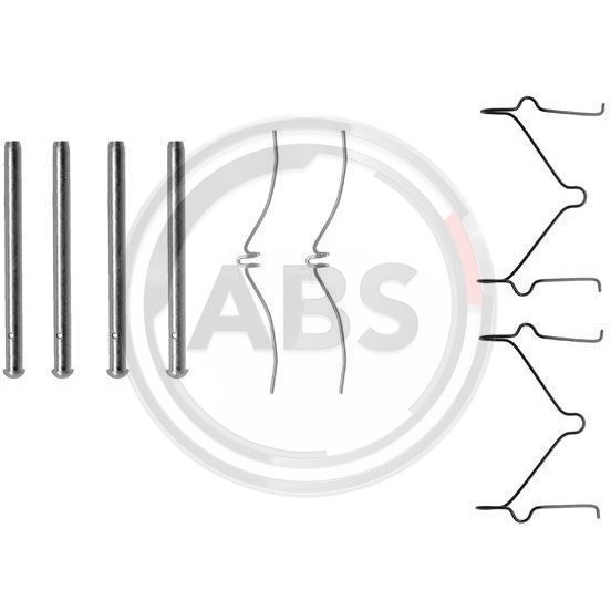 Слика на Ремонтен комплет, дискови плочки A.B.S. 1124Q