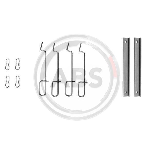 Слика на ремонтен комплет, дискови плочки A.B.S. 1151Q за Renault 9 Saloon (L42) 1.6 D (L424) - 55 коњи дизел